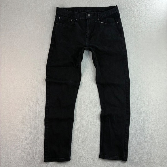 Levi's Other - Levis 502 Taper Jeans Men 34x31 Black Stretch Denim Casual Minimalist Streetwear